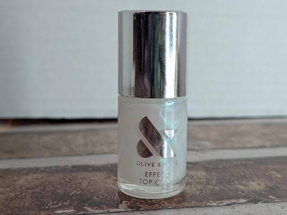 Olive & June Mermaid Effect Top Coat | Shimmer Long-Lasting Nail Polish | NEW